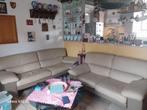 Salon Cuir, Huis en Inrichting, Zetels | Zetels, Ophalen, Gebruikt, Rechte bank, Cuir moderne