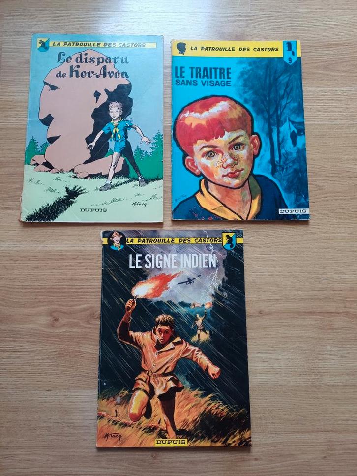 Bd la patrouille des castors 2/9/10, Boeken, Stripverhalen, Meerdere stripboeken, Ophalen of Verzenden