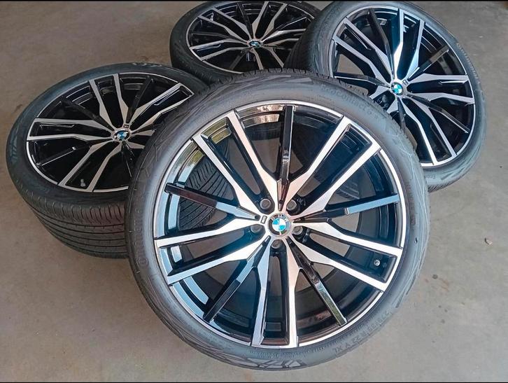 22 inch origineel bicolor bmw x5 x6 g05 g06 742m zomerset, Auto-onderdelen, Banden en Velgen, Ophalen