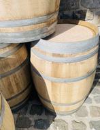 Houten vaten 225 liter (eikenhout). Uitstekende conditie., Tuin en Terras, Houtskoolbarbecues, Ophalen of Verzenden, Zo goed als nieuw
