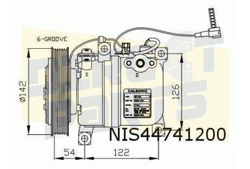 Nissan Primera P10/ 100NX / Serena (1.6 / 2.0) compressor AC beschikbaar voor biedingen