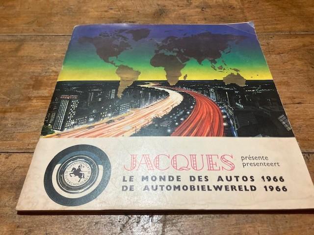 BOEK JACQUES CHOCOLADE AUTOMOBIELWERELD 1966, Boeken, Prentenboeken en Plaatjesalbums, Gelezen, Plaatjesalbum, Ophalen of Verzenden