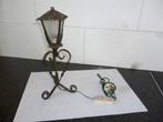 Lampe ancienne éclairage mini lanterne en fer forgé vintage, Antiquités & Art, Enlèvement ou Envoi