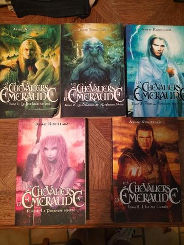 5 premiers tomes des Chevaliers d'émeraude beschikbaar voor biedingen