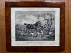 2 gravures Le retour du chasseur et Chiens à la découverte, Antiek en Kunst, Kunst | Etsen en Gravures, Ophalen