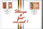 2000 Herdenkingskaart EK Voetvbal OBP2892/3, Postzegels en Munten, Postzegels | Europa | België, Met stempel, Gestempeld, Overig