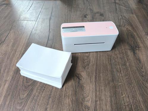 Phomemo imprimante thermique + papier, Computers en Software, Printers, Zo goed als nieuw, Printer, Thermo-printer, Zwart-en-wit printen