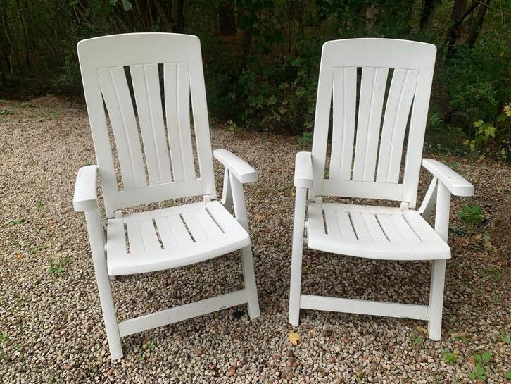 Rust stoelen (tuin), Tuin en Terras, Ligbedden, Gebruikt, Kunststof, Inklapbaar, Verstelbaar, Ophalen of Verzenden