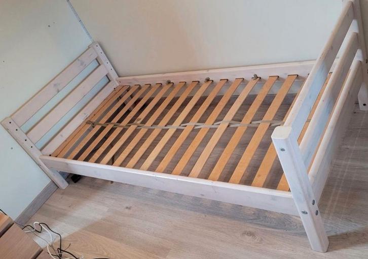Flexa Rose bed van 90x200 cm met laden op wielen, Huis en Inrichting, Slaapkamer | Bedden, Hout, Ophalen