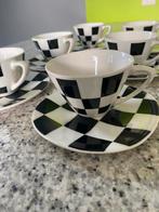 Tasses Boch à damiers, Ophalen of Verzenden, Zo goed als nieuw