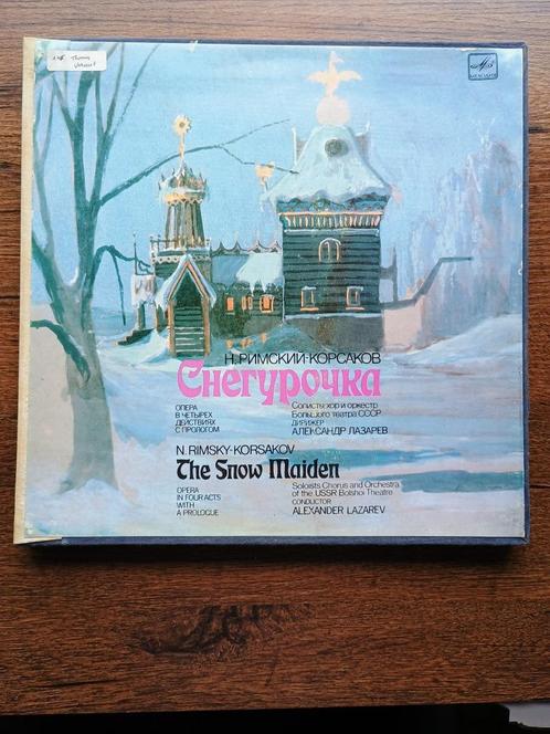 Rimsky-Korsakov - The Snow Maiden (Lazarev) (4LP box), CD & DVD, Vinyles | Classique, 12 pouces, Enlèvement ou Envoi