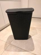 Mooie eenvoudige en elegante zwarte standaard wasmand., Ophalen, Zo goed als nieuw, Kunststof