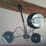 Lustre design année 70 en chrome et métal peint., Enlèvement ou Envoi