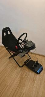 Playseat challenge lot+stuur, versnellingsbak+ondersteuning, Games en Spelcomputers, Ophalen, Zo goed als nieuw