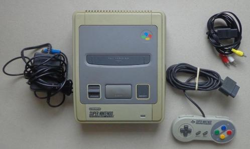 Super Nintendo + aansluitkabels + originele controller, Consoles de jeu & Jeux vidéo, Consoles de jeu | Nintendo Super NES, Utilisé