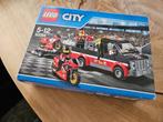 LEGO City Race 60084 Racing Bike Transporter MET DOOS, Ophalen of Verzenden, Zo goed als nieuw, Complete set, Lego