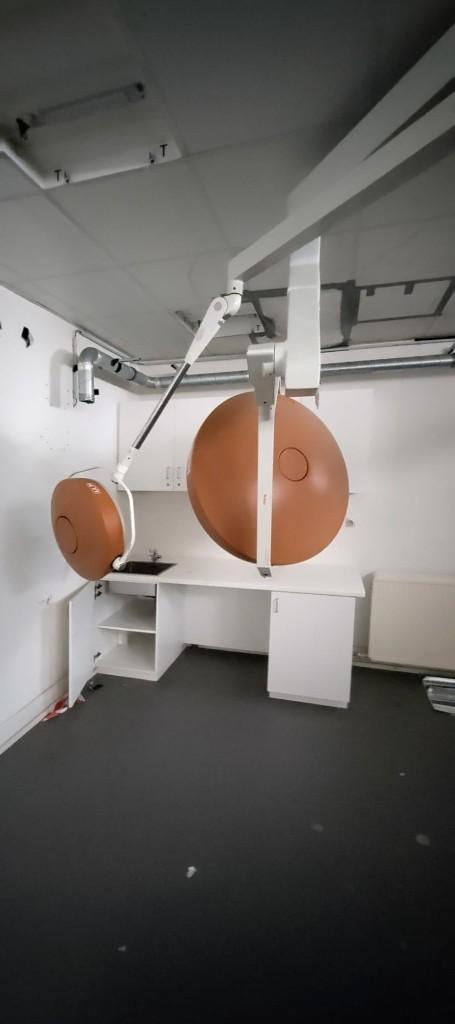 Grote operatielampen afkomstig uit laboratorium, Maison & Meubles, Lampes | Autre, Utilisé, Enlèvement