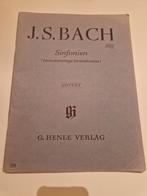 Sinfonien dreistimmige inventionen driestemmige inventies, Muziek en Instrumenten, Ophalen