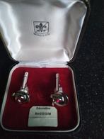 manchetknopen, Handtassen en Accessoires, Manchetknopen, Ophalen, Zo goed als nieuw, Zilver, Verzilverd