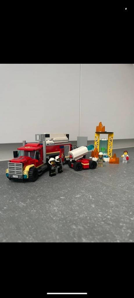 Lego City Grote ladderwagen #60282, Kinderen en Baby's, Speelgoed | Duplo en Lego, Zo goed als nieuw, Lego, Complete set, Ophalen