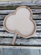 Houten plateau dienblad klaverblad, Enlèvement ou Envoi, Comme neuf, Autres matériaux, Autres types