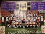 RSCA gesigneerde poster seizoen 2000-2001, Verzamelen, Sportartikelen en Voetbal, Gebruikt, Ophalen of Verzenden
