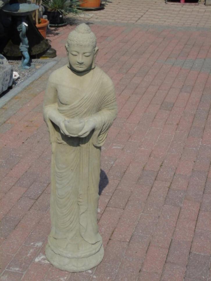 Boeddha staand in steen, superprijs, Tuin en Terras, Tuinbeelden, Nieuw, Boeddhabeeld, Steen, Ophalen