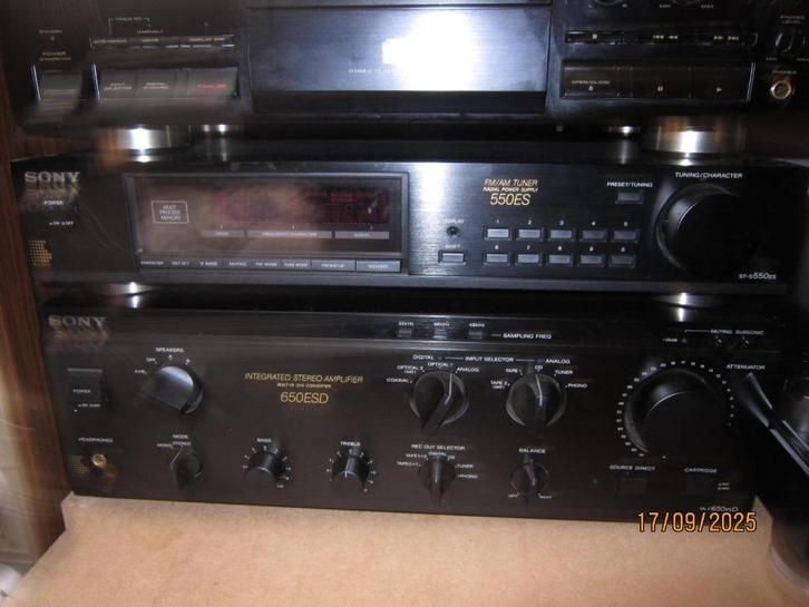 zware stereo sony es te koop, Audio, Tv en Foto, Stereoketens, Zo goed als nieuw, Cd-speler, Tuner of Radio, Sony, Losse componenten