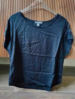 Zwarte zijde-achtige t-shirt maat 34, Primark, Zwart, Ophalen of Verzenden, Zo goed als nieuw