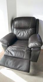 Relaxfauteuil van echt leer om vast te pakken, Ophalen, Zo goed als nieuw, 75 tot 100 cm, Nordique