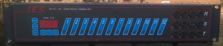 Dimmer 12x 1250 Watt, IES EC 12-i, 3-fase, Muziek en Instrumenten, Theaterbelichting, Zo goed als nieuw, Ophalen of Verzenden