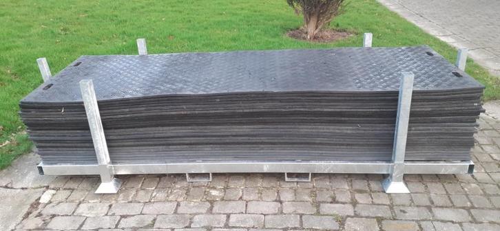 kunststof oprijplaat met stapelbok set, Doe-het-zelf en Bouw, Overige Doe-Het-Zelf en Bouw, Nieuw, Ophalen