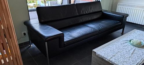 Leder zetel 3 á 4 pers., Huis en Inrichting, Zetels | Zetels, Zo goed als nieuw, Ophalen