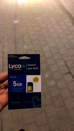 Carte sim Lyca enregistrée, Comme neuf, Enlèvement ou Envoi, Carte Sim