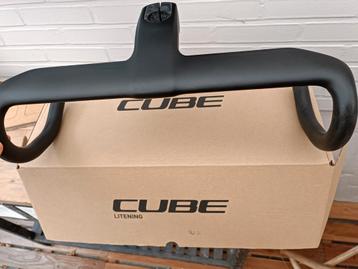 Carbon aero stuur cube litening, Enlèvement, Comme neuf, Guidon