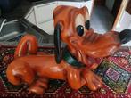 disney , zeer mooie pluto uit polyester uit de jaren 50', Ophalen, Overige figuren, Zo goed als nieuw, Beeldje of Figuurtje