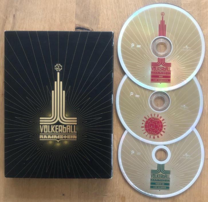RAMMSTEIN - Volkerball (boxje 1CD+2DVD), CD & DVD, CD | Hardrock & Metal, Comme neuf, Enlèvement ou Envoi