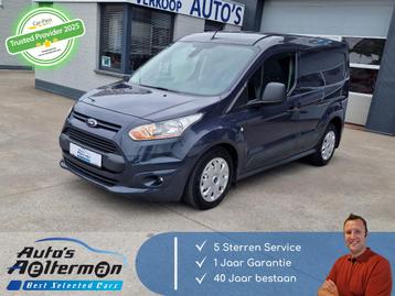 Ford Transit Connect 1.0 EcoBoost * 3ZIT *AIRCO * CAMERA * P, Auto's, Voorwielaandrijving, Stof, Handgeschakeld, Grijs