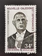 Nieuw Caledonie 1971 - herdenking Charles de Gaulle, Postzegels en Munten, Ophalen of Verzenden, Gestempeld