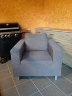 Fauteuil, eenzit,grijs, Huis en Inrichting, Fauteuils, Ophalen, Zo goed als nieuw