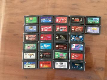 Lot van 26 Nintendo game boy advance spellen  beschikbaar voor biedingen