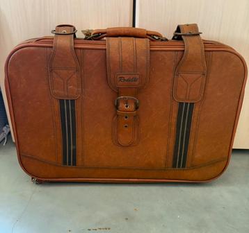 Lederen vintage reistas van Rodelle beschikbaar voor biedingen