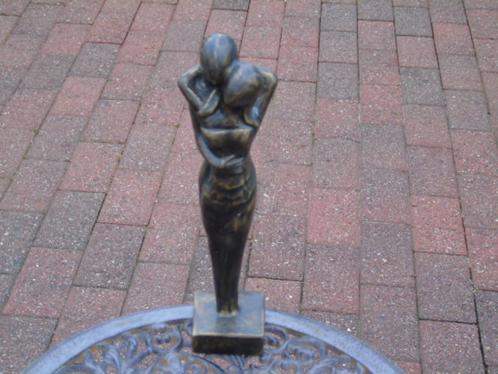 bronzen met elkaar verweven paarbeeld, moderne kunst!, Tuin en Terras, Tuinwanddecoratie, Nieuw, Ophalen