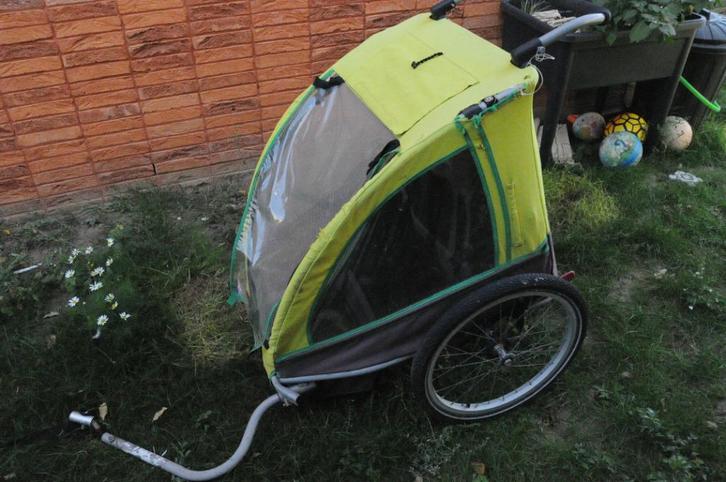 fietskar met gebreken of voor onderdelen, Fietsen en Brommers, Fietsaccessoires | Aanhangwagens en Karren, Gebruikt, Kinderkar