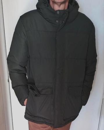 Warme winterjas heren met kap, nieuw, medium  beschikbaar voor biedingen