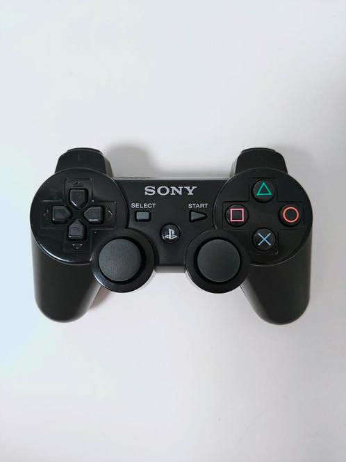 PS3 Dualshock 3 Sixaxis zwarte controller, Games en Spelcomputers, Spelcomputers | Sony Consoles | Accessoires, Zo goed als nieuw