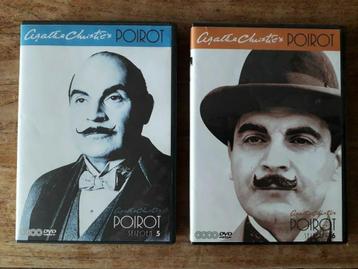 2 x dvd box Poirot  / seizoen 5 + 6