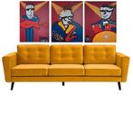 groot drieluik herman brood stijl, Ophalen of Verzenden