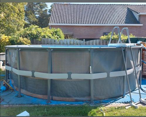 Warmtepomp 14kw met of zonder zwembad en toebehoren, Tuin en Terras, Zwembaden, Gebruikt, Rond, Ophalen