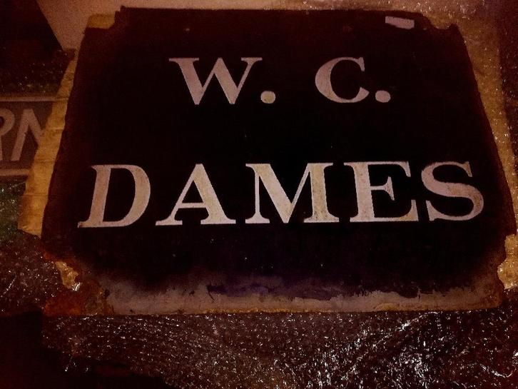 1 oud Frans geëmailleerd bord, Antiek en Kunst, Curiosa en Brocante, Ophalen